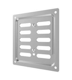 Вентрешётка металл регулируемая 100х100мм оцинк. сталь ЭРА