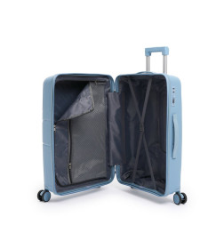 Чемодан на колёсах Maleta PP53 Черный,L (большой),76х48х31(+5) см, 105 л.Полипропилен, 4 колеса