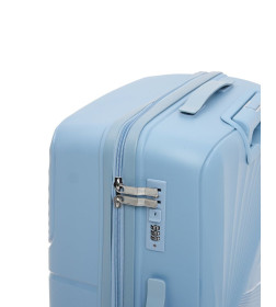 Чемодан на колёсах Maleta PP53 Мятный,L (большой),76х48х31(+5) см, 105 л.Полипропилен, 4 колеса