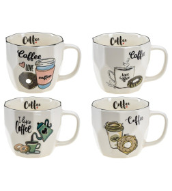 Кружка керамическая 390 мл HEBA-KLN02040