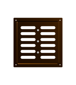 Вентрешётка металл регулируемая 200х200мм металлик коричневый ЭРА