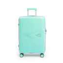 Чемодан на колёсах Maleta PP53 Мятный,S (малый),55х38х21(+5) см, 40 л.Полипропилен, 4 колеса (Pride PP53 Мятный S) 