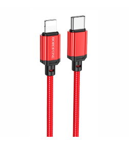 Кабель USB-C BOROFONE BX87 Apple PD красный 1м.