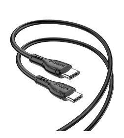 Кабель USB-C BOROFONE BX51 Triumph Type-C - Type-C, 3A, 60W, 1 м, черный