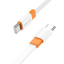 Кабель BX89 Type-C-Type-C 60W оранжевый 1м. (89524) 