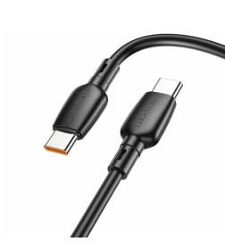Кабель USB-C BOROFONE BX93 Super power Type-C - Type-C, 3A, 60W, 1 м, черный