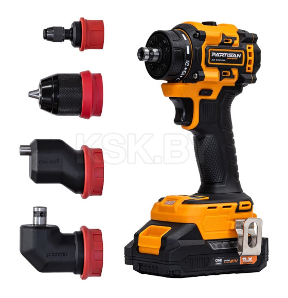 Дрель-шуруповерт аккумуляторная PARTISAN AD-2150QBL (AD-2150QBLPSN) 