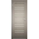 Дверь межкомнатная Амати 25 600х2000, Экошпон,Дымчатый дуб,стекло матовое