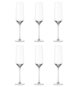 Набор бокалов для шампанского 200 мл, 6 шт. прозрачный DA1760