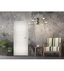 Дверь межкомнатная Амати 00, 600х2000, Экошпон,Эшвайт,глухое