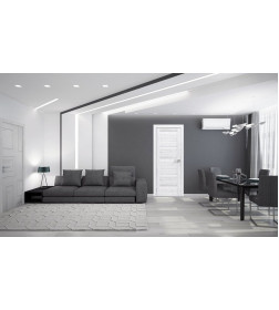 Дверь межкомнатная Амати 00, 600х2000, Экошпон, Сканди классик,глухое