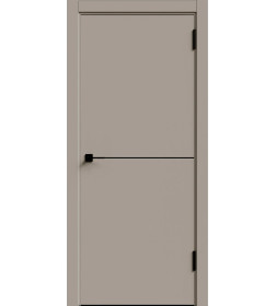 Дверное полотно Geometrica KM1 ДГ Крим,кромка ABS черная 2000х600х38мм