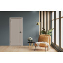 Дверное полотно Geometrica KM2 ДГ Крим,кромка ABS черная 2000х700х38мм