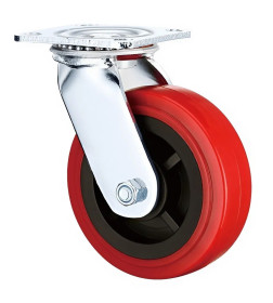 Поворотная колесная опора, б/г полиуретан RONEL SCpn 55