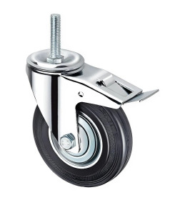 Поворотная колесная опора с болтом, с торм. SCtb 55