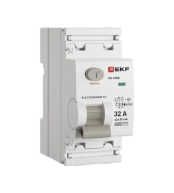 Дифференциальный автомат (УЗО) ВД-100N 2P 32А 30мА тип AC эл-мех 6кА PROXIMA EKF