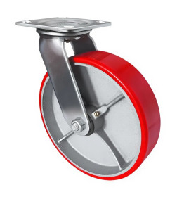 Поворотная колесная опора б/г полиуретан Longway SCp 63