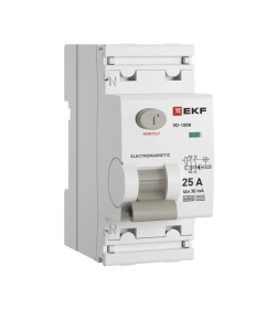 Дифференциальный автомат (УЗО) ВД-100N 2P 25А 30мА тип A эл-мех 6кА PROXIMA EKF