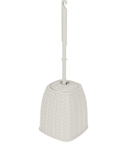 Ёрш для унитаза пластиковый Plast Team Melange цвет молочный туман PT408511048