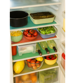 Коврик для холодильника (4шт) цвет микс QQH25-5