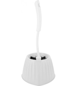 Ёрш для унитаза пластиковый Spin&Clean Rock'n'Roll цвет белый SC341111006