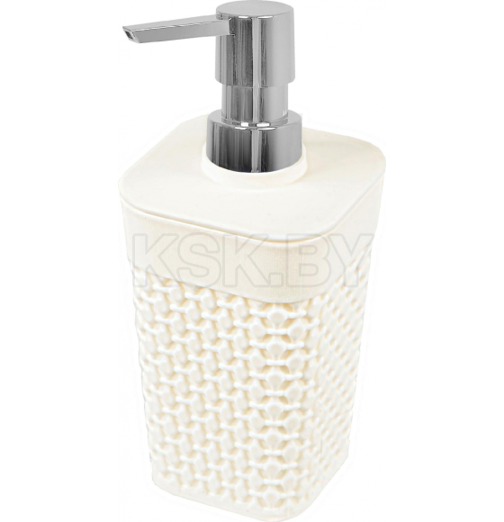 Дозатор для жидкого мыла пластиковый Plast Team OSLO цвет молочный туман PT1345МЛ-16 (PT1345МЛ-16) 