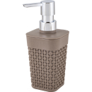 Дозатор для жидкого мыла пластиковый Plast Team OSLO цвет шоколадный мокко PT134510015 (PT134510015) 