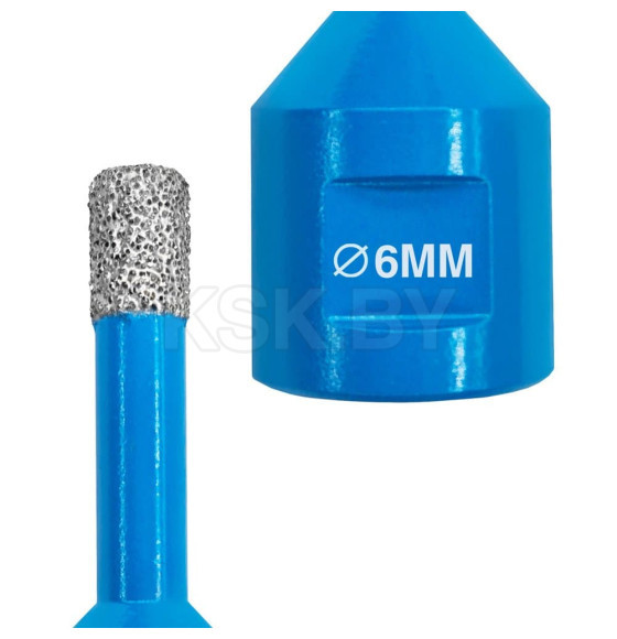 Коронка алмазная по керамограниту для УШМ  6мм, М14, Master GRAFF 271406 (271406) 