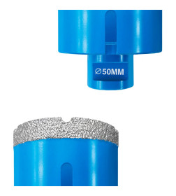 Коронка алмазная по керамограниту для УШМ 50мм, М14, Master GRAFF 271450