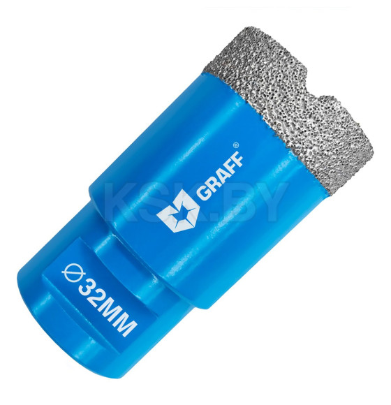 Коронка алмазная по керамограниту для УШМ 32мм, М14, Master GRAFF 271432 (271432) 