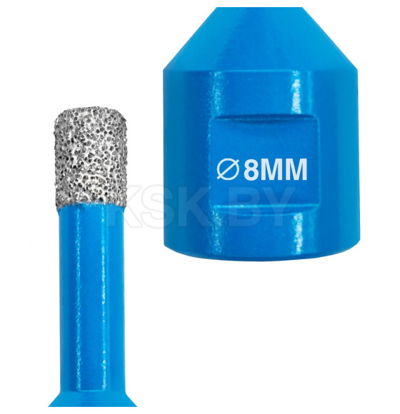 Коронка алмазная по керамограниту для УШМ  8мм, М14, Master GRAFF 271408 (271408) 