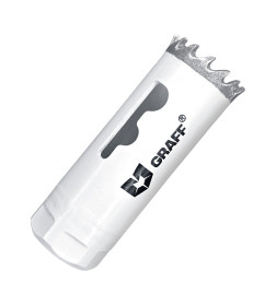 Биметаллическая коронка по металлу 20 мм GRAFF в блистере 108020