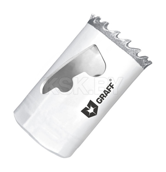 Биметаллическая коронка по металлу 32 мм GRAFF в блистере 108032 (108032) 