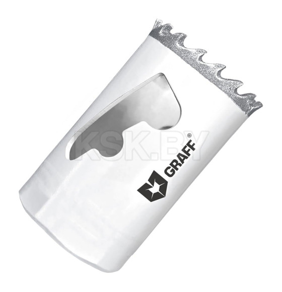 Биметаллическая коронка по металлу 35 мм GRAFF в блистере 108035 (108035) 