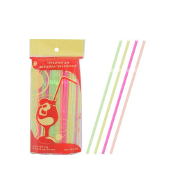 Трубочки для коктейля " Вечеринка" 100шт YD13-151