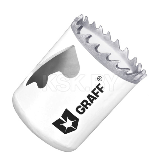 Биметаллическая коронка по металлу 44 мм GRAFF в блистере 108044 (108044) 