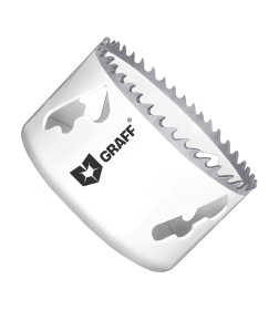 Биметаллическая коронка по металлу 95 мм GRAFF в блистере 108095
