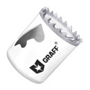 Биметаллическая коронка по металлу 51 мм GRAFF в блистере 108051 (108051) 