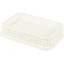 Мыльница пластиковая Plast Team OSLO цвет молочный туман  PT1346МЛ-24 (PT1346МЛ-24) 