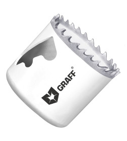 Биметаллическая коронка по металлу 54 мм GRAFF в блистере 108054