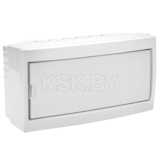 Бокс накладной 12 модулей с дверцей белый Bylectrica КНО-12Д (КНО-12Д белый) 