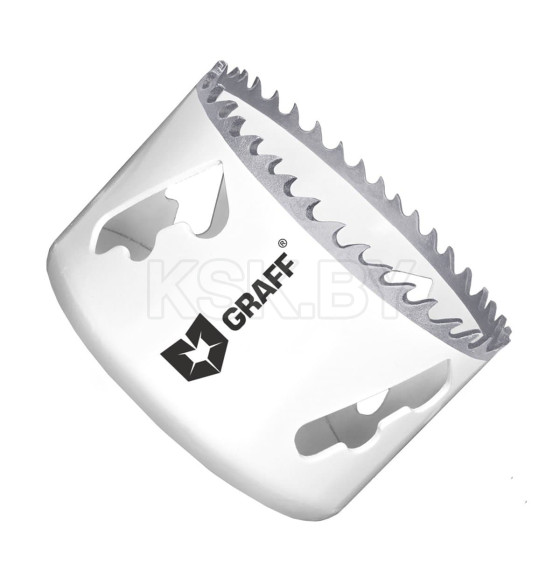 Биметаллическая коронка по металлу 68 мм GRAFF в блистере 108068 (108068) 