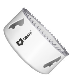 Биметаллическая коронка по металлу102 мм GRAFF в блистере 108102