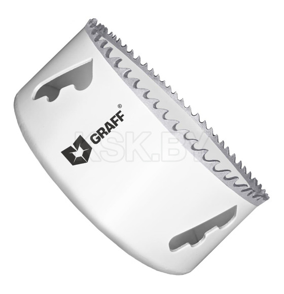 Биметаллическая коронка по металлу102 мм GRAFF в блистере 108102 (108102) 