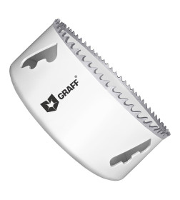 Биметаллическая коронка по металлу114 мм GRAFF в блистере 108114