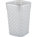 Стакан для зубной щетки и пасты Plast Team Neo Luxe цвет горный хрусталь PT134310999 (PT134310999) 