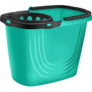 Ведро прямоугольное Disco с отжимом 8 л аквамарин (SC111611027) 