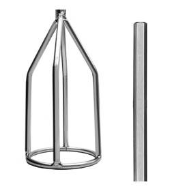 Миксер-насадка строительный HEX 80x400 мм P403 GRAFF 2405010