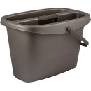 Ведро со вставкой прямоугольное Step 13 л антрацит (SV5003АНТ) 