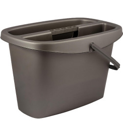 Ведро со вставкой прямоугольное Step 13 л антрацит